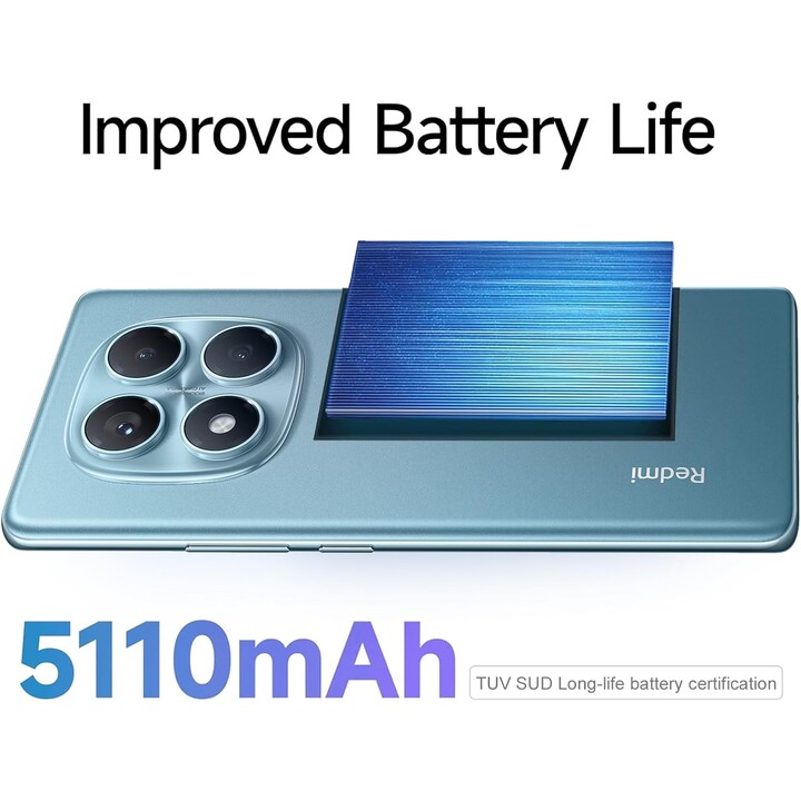 Xiaomi Redmi Note 14 Pro, 4G Smartphone 12+512GB, 50 Million Pixels, NFC Function, Blue