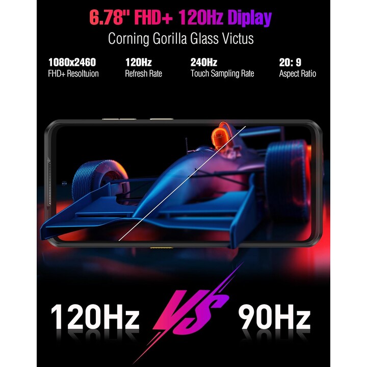 Ulefone Armor 25T 8GB 256GB Dual Sim Black, without charger
