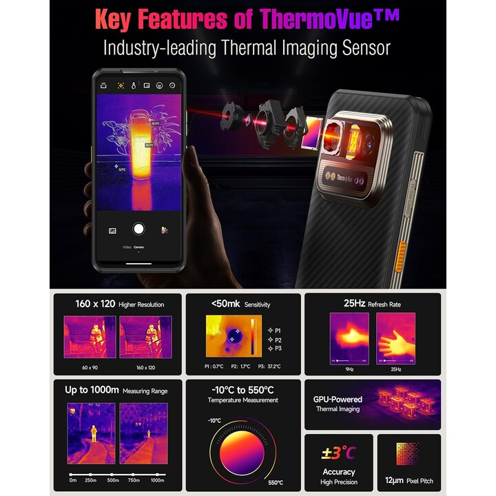 Ulefone Armor 25T 8GB 256GB Dual SIM Negro