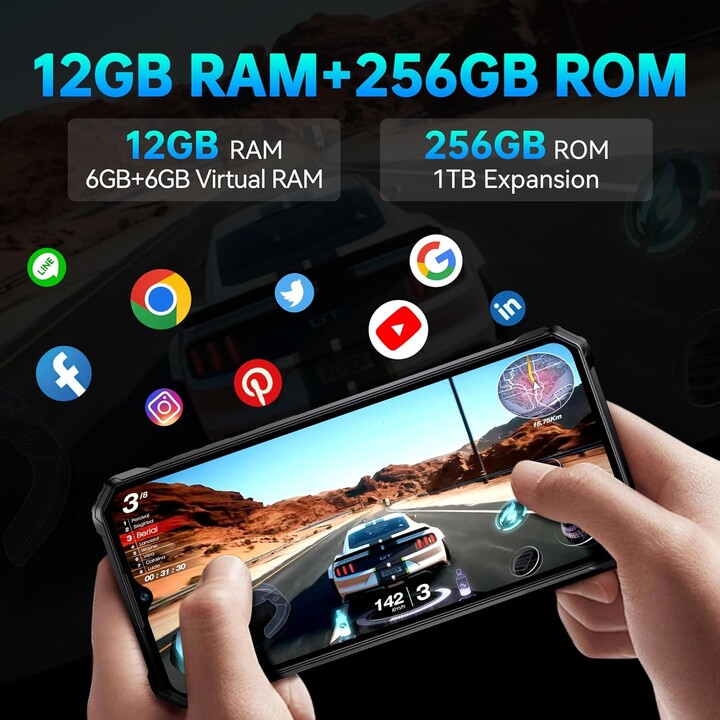 Smartphone Oukitel WP38 6 GB 256 GB Dual SIM Green