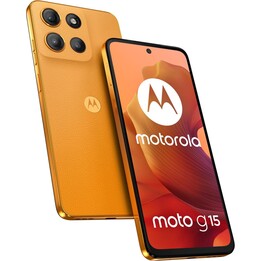 Motorola Moto G15 17,1cm (6.72), 8GB 256GB, 4G Dual SIM Smartphone, Android 15, USB Type C, 5200mAh, Orange