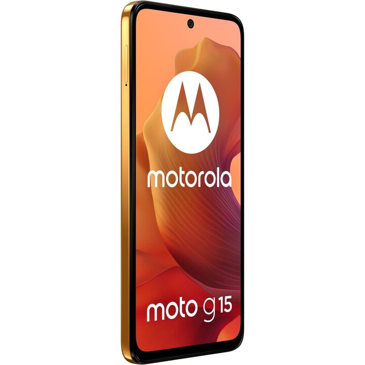 Motorola Moto G15 17,1cm (6.72), 8GB 256GB, 4G Dual SIM Smartphone, Android 15, USB Type C, 5200mAh, Orange