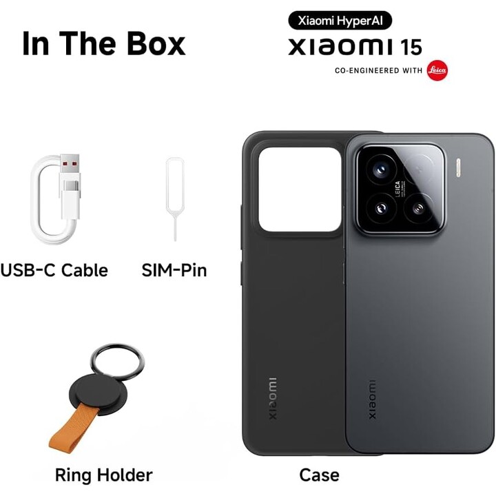 Xiaomi 15, 5G Smartphone, 12+256GB, 50MP Leica main camera, 5240mAh battery, 90W HyperCharge, HyperAI, Green