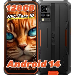 Blackview BV4800 Pro 6.56 pulgadas 4GB 128GB 8 megapíxeles Dual Sim naranja Rugged