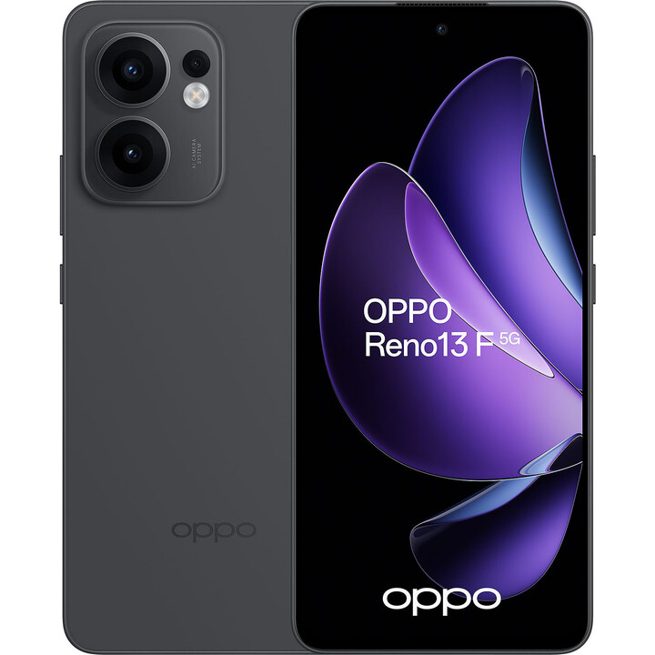 Oppo Reno13 F 5G, 8 + 256 Go, smartphone avec AI, 6,67 écran AMOLED, gris