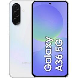 Samsung Galaxy A36 A366 5G, 6+128 GB, 6,7 FHD+ Super AMOLED, Qualcomm Snapdragon 6 Gen 3, 5000 mAh, White