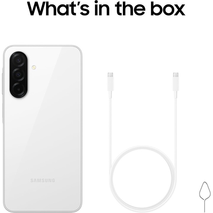 Samsung Galaxy A26 A266, 8+256GB, 5G Smartphone, inteligencia impresionante, 50MP Camera, Blanco