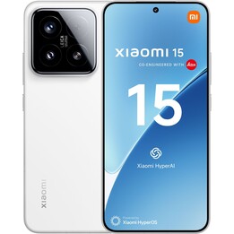 Xiaomi 15, 5G Smartphone, 12+256GB, 50MP Leica camera, 5240mAh battery, 90W HyperCharge, HyperAI, White