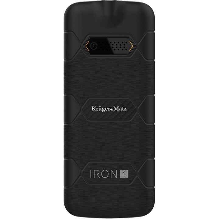 Kruger&Matz IRON 4, 4G Phone, 48MB RAM 128MB, IP68/IP69K, KM0467, Black