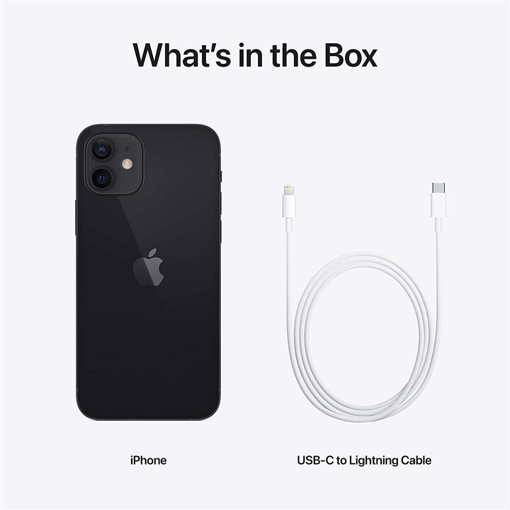 Apple iPhone 12 64GB negro, Renovado