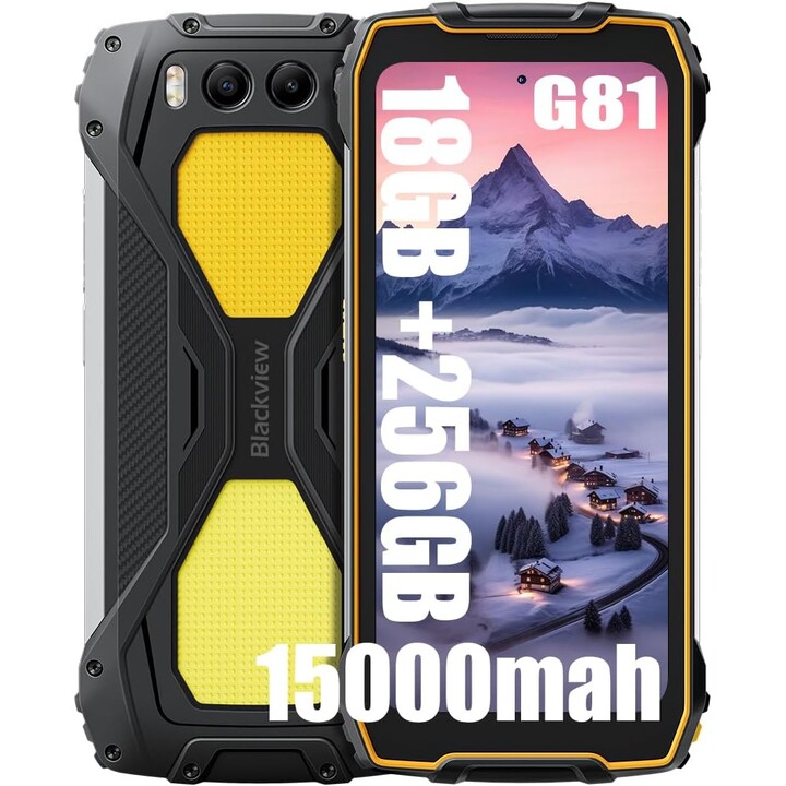 Blackview BV7300 6.67 pulgadas 6 GB 256 GB Cámara de visión nocturna Dual Sim, naranja