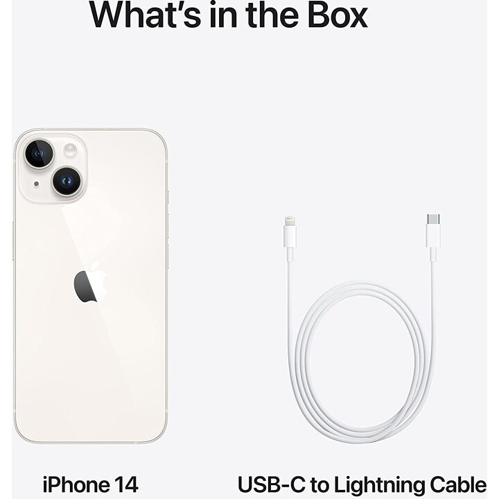 Apple iPhone 14 128GB White Starlight - Refurbished
