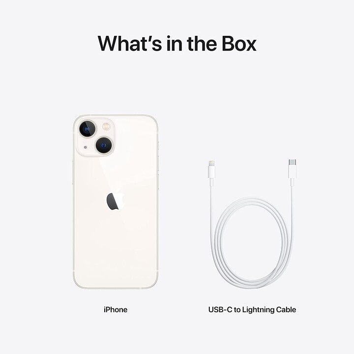 Apple iphone 13 mini 128GB branco - reformado