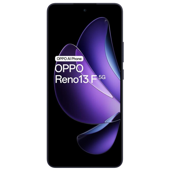Oppo Reno13 F 110010234969 Smartphone 5G com IA, 8 GB de RAM, 256 GB, ecrã AMOLED de 6,67 polegadas, azul