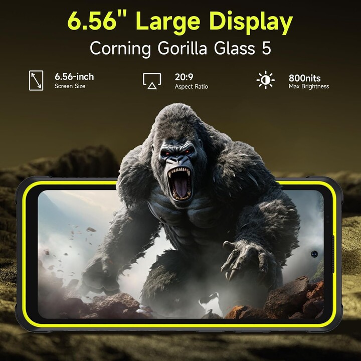 Ulefone Armor X31, 12GB+128GB, Rugged Phone, 48MP+20MP Main Camera, 6050mAh, 6.56 Display, Orange