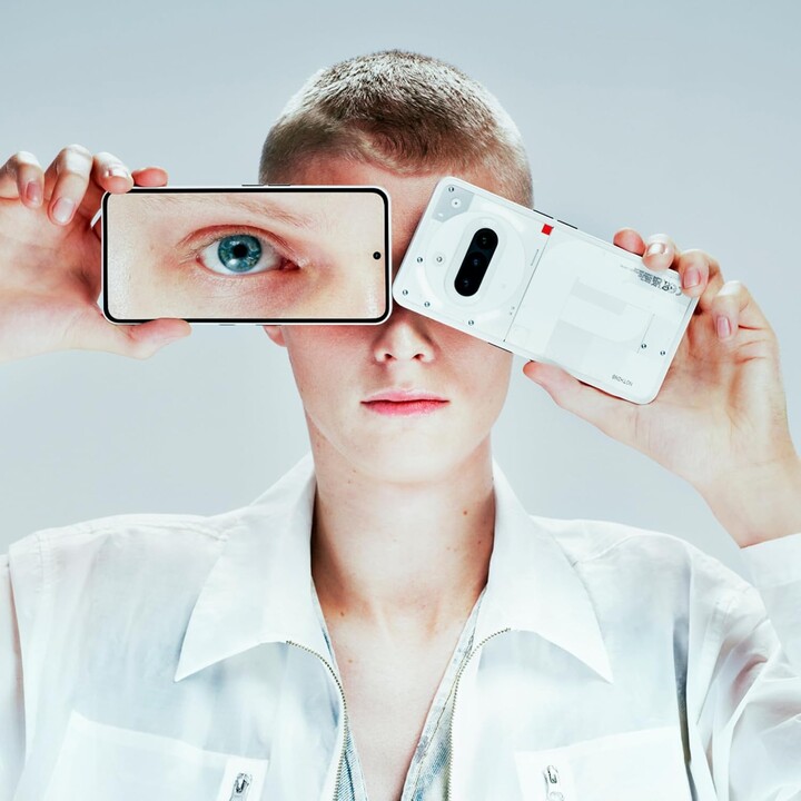 Nothing Phone 3a, 128GB, 32 MP Frontkamera, 30x Ultra Zoom, 50W schnelles Laden, 6,77 FHD+ Amoled Display, Weiß