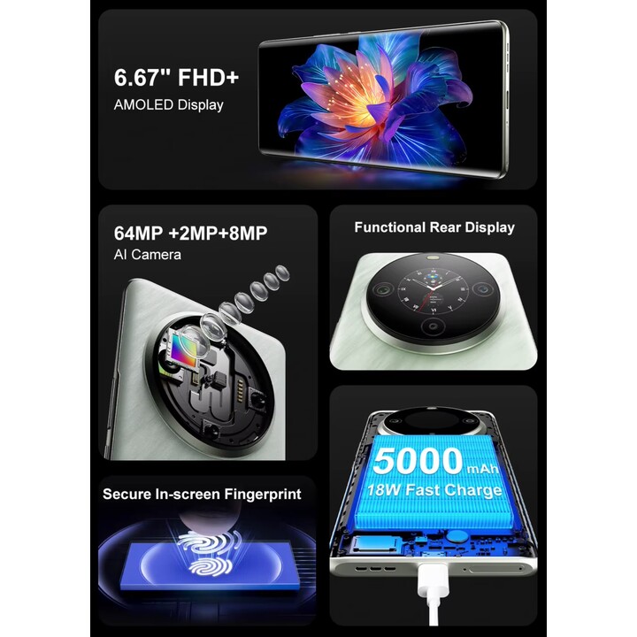 Fossibot S3 Pro 6GB/128GB Black