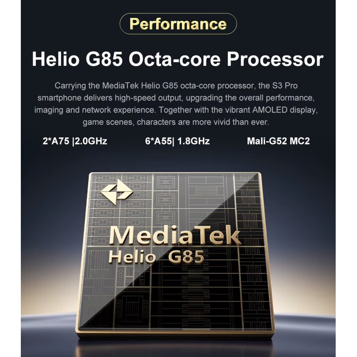 Fossibot S3 Pro 6GB/128GB Black