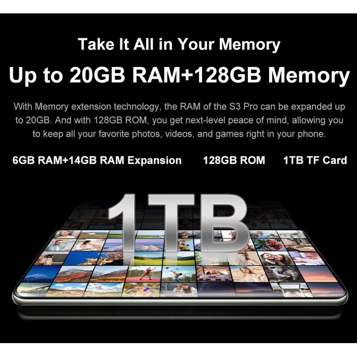 Fossibot S3 Pro 6GB/128GB Black