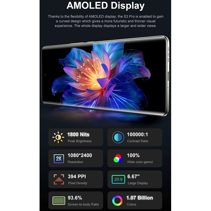 Fossibot S3 Pro 6GB/128GB Verde