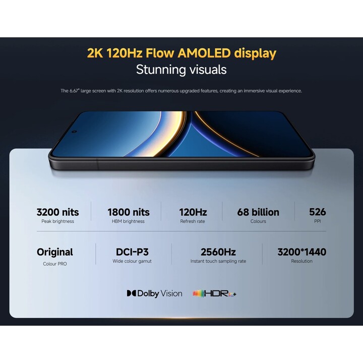 Xiaomi Poco F7 Pro 5G 12 Go / 256 Go de bleu