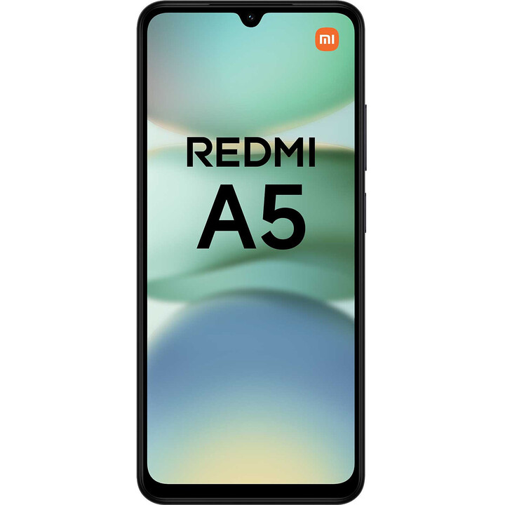 Xiaomi Redmi A5 4G Smartphone, 3+64GB, Black, 6.88 Large Display, 32MP Main Camera, 5200mAh Battery