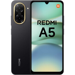 Xiaomi Redmi A5 4G Smartphone, 4+128GB, Black, 6.88 Large Display, 32MP Main Camera, 5200mAh Battery