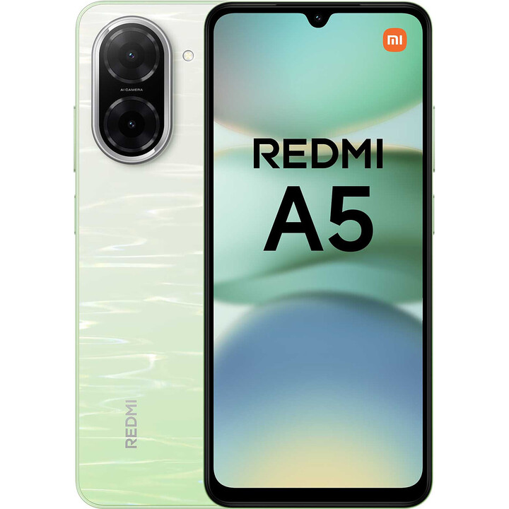 Xiaomi Redmi A5 4G Smartphone, 4+128GB, Lake Green, 6.88 Large Display, 32MP Main Camera, 5200mAh Battery