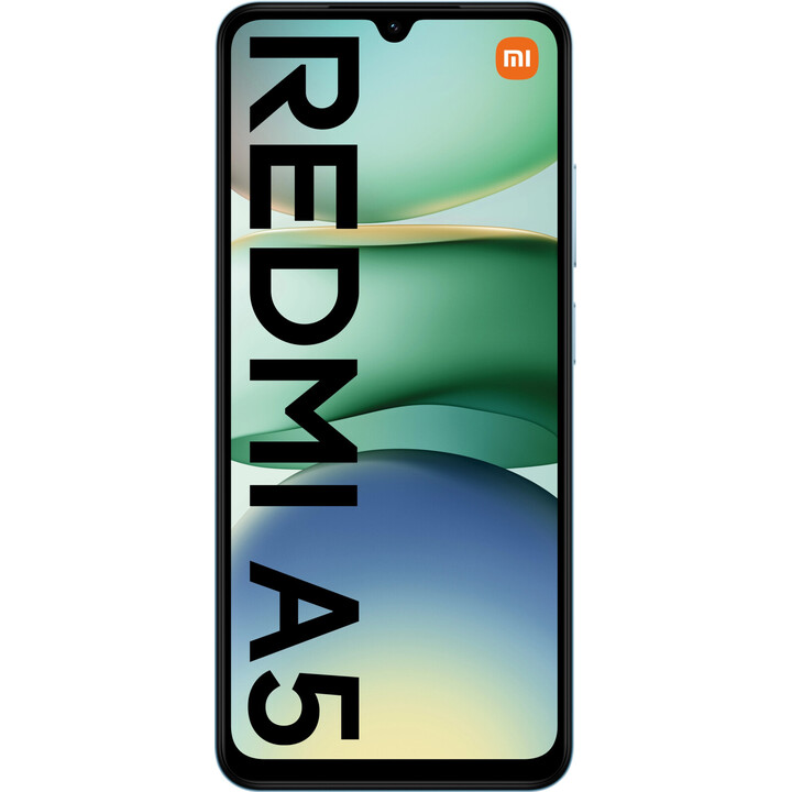 Xiaomi Redmi A5 4G Smartphone, 3+64 GB, Azul del océano, 6.88 Gran pantalla, cámara principal de 32MP, batería de 5200 mAh