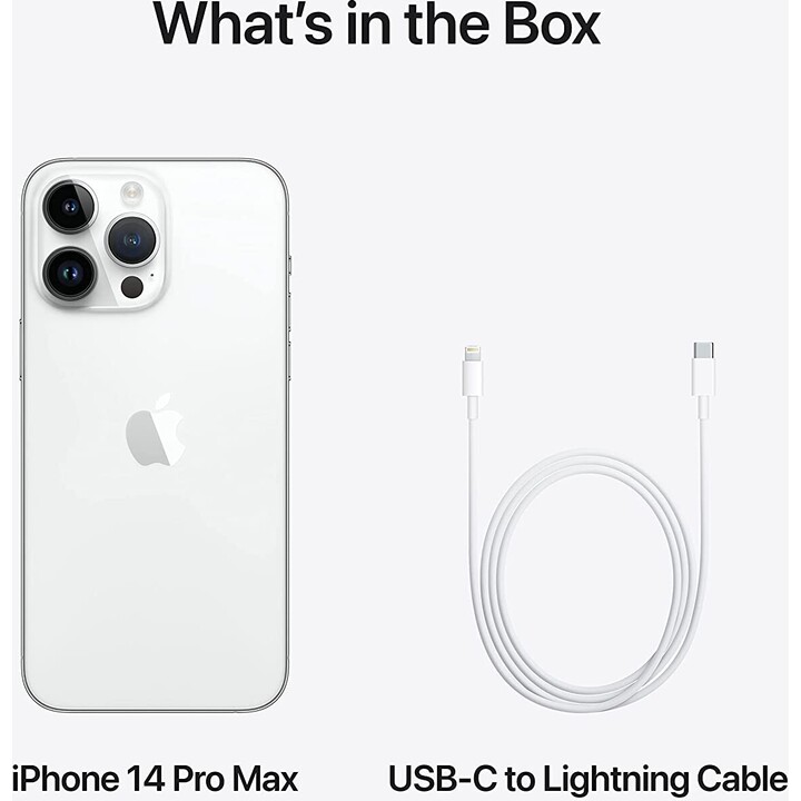 Apple iPhone 14 Pro Max 128 Go Argent - rénové