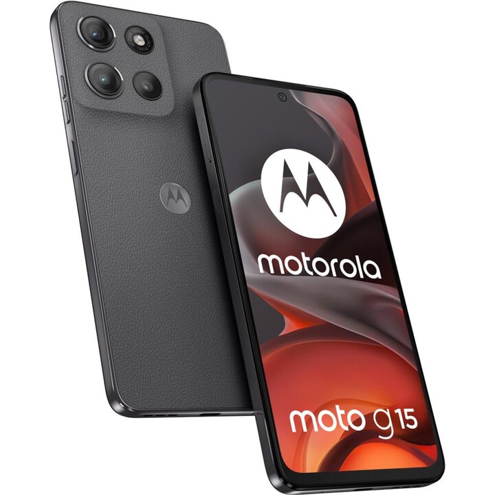 Motorola Moto G15 17,1cm (6.72), 8GB 512GB, 4G Dual SIM Smartphone, Android 15, USB Type C, 5200mAh, Grey