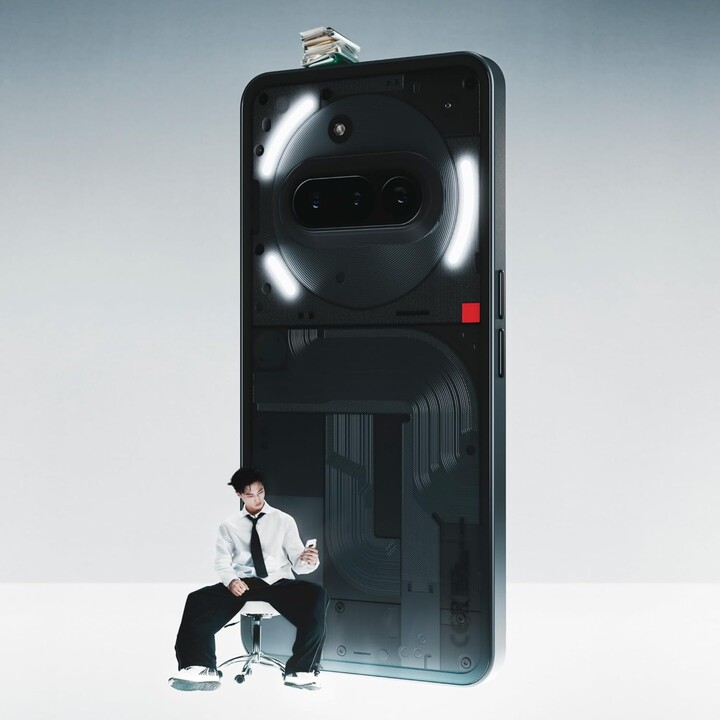 Nothing Phone 3a, 256GB, 32 MP front camera, 30x ultra zoom, 50W fast charging, 6.77 FHD+ AMOLED display, Black