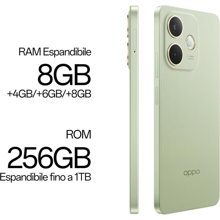 Oppo A5 Pro 5G, 8GB 256GB, MKT 6300, 6.67 Display 120Hz, 50MP AI, 5800mAh, Green