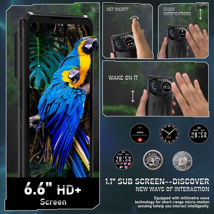 iiiF150 B3C 4GB/256GB Obsidian Black Rugged