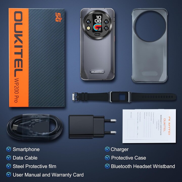 Oukitel WP200 Pro 5G 24GB/1TB Black