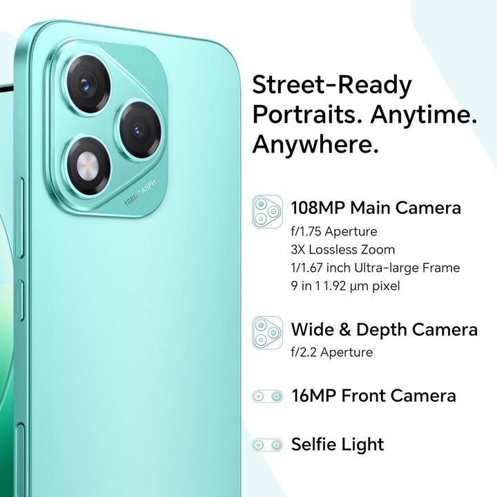 HONOR 400 Lite 5G smartphone 8GB+256GB 108MP IP64 grey