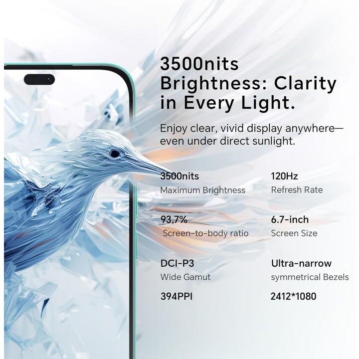 HONOR 400 Lite 5G smartphone 8GB+256GB 108MP IP64 grey