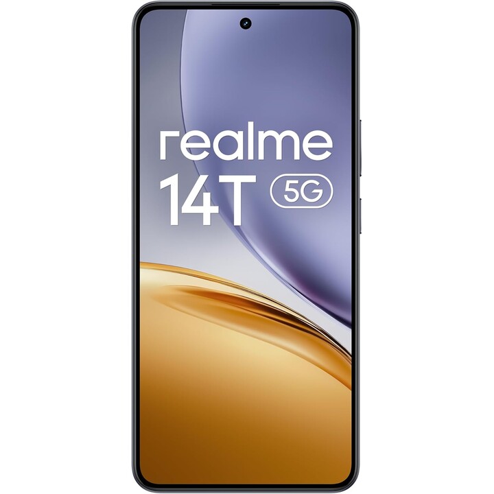 Realme 14T 5G, 8+256 GB, batteria da 5260 mAh, dimensità 6300, IP69, 50 MP, display AMOLED a 120Hz, nero