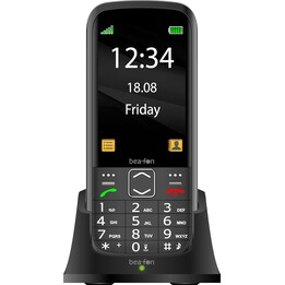 Beafon SL270 Silverline, Senior Telephone, SOS Call Button, 8,89 cm Display, Light Signal, Photo Contacts, Black
