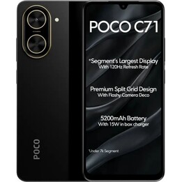 Xiaomi Poco C71 128GB 4GB, Dual Sim, Negro