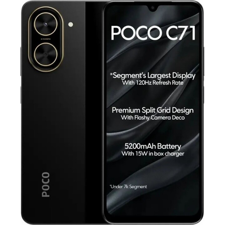 Xiaomi Poco C71 128GB 4GB, Dual Sim, Negro
