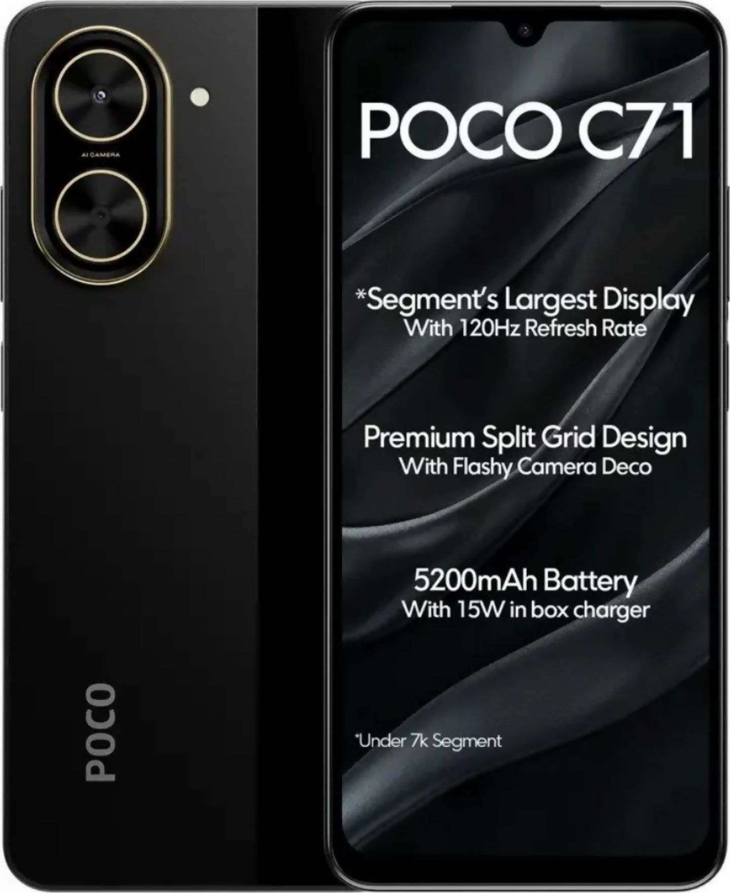 Xiaomi Poco C71 128GB 4GB, Dual Sim, Negro| CSmobiles