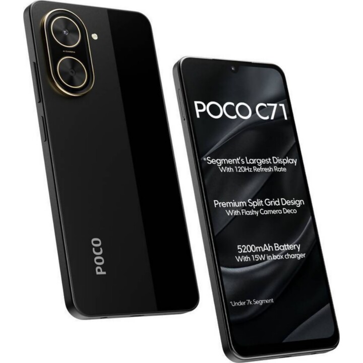 Xiaomi Poco C71 128GB 4GB, Dual Sim, Negro