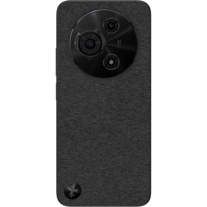 TCL 605, 128GB ROM, 4GB de RAM (+8GB de expansión), 6.67 HD+, cámara de 50mp, batería de 5200 mAh, Android 15, Sim dual, negro