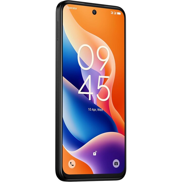 TCL 605, 128GB ROM, 4GB de RAM (+8GB de expansión), 6.67 HD+, cámara de 50mp, batería de 5200 mAh, Android 15, Sim dual, negro