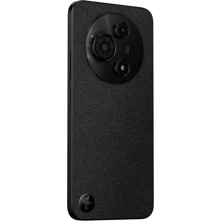 TCL 605, 128GB ROM, 4GB de RAM (+8GB de expansión), 6.67 HD+, cámara de 50mp, batería de 5200 mAh, Android 15, Sim dual, negro