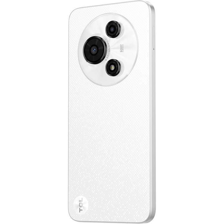 TCL 60 SE, 512GB ROM, 8GB RAM + 10 GB de expansión, cámara de 50mp, 6.67 HD + Display, 5200mAh, Android 15, Dual SIM, Blanco