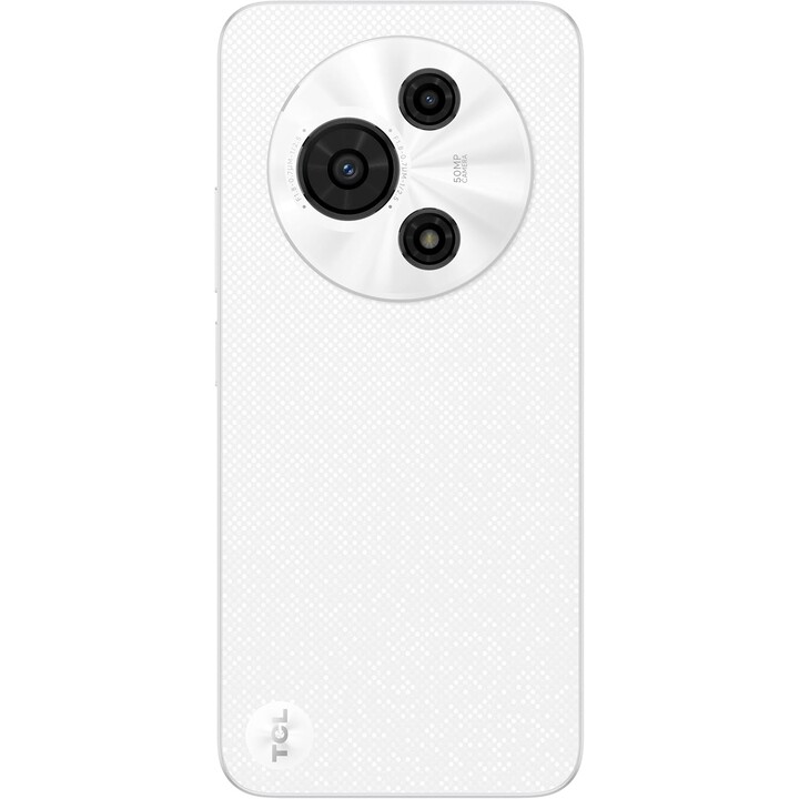 TCL 60 SE, 512GB ROM, 8GB RAM + 10 GB de expansión, cámara de 50mp, 6.67 HD + Display, 5200mAh, Android 15, Dual SIM, Blanco