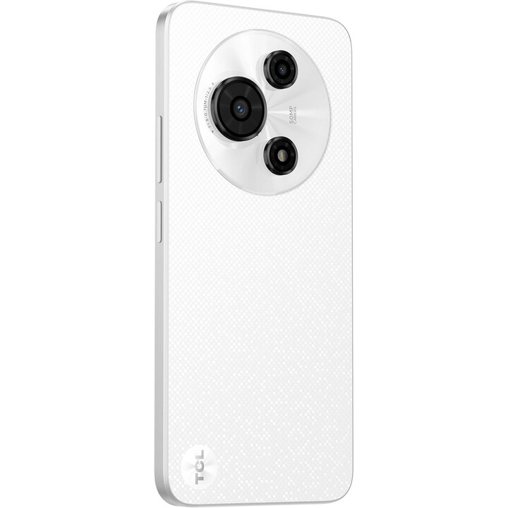TCL 60 SE, 512GB ROM, 8GB RAM + 10 GB de expansión, cámara de 50mp, 6.67 HD + Display, 5200mAh, Android 15, Dual SIM, Blanco