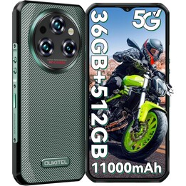 OUKITEL WP35 Pro 5G, 36GB RAM+512GB ROM, 11000mAh, 6.6 inch FHD+ Display, IP68, 64MP+32MP Camera, Green